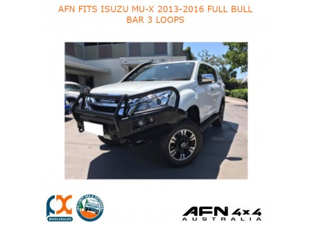 Afn Fits Isuzu Mu-x 2013-2016 Full Bull Bar 3 Loops