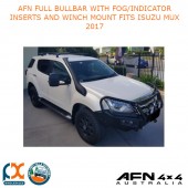 AFN FULL BULLBAR WITH FOG/INDICATOR INSERTS AND WINCH MOUNT FITS ISUZU MUX 2017