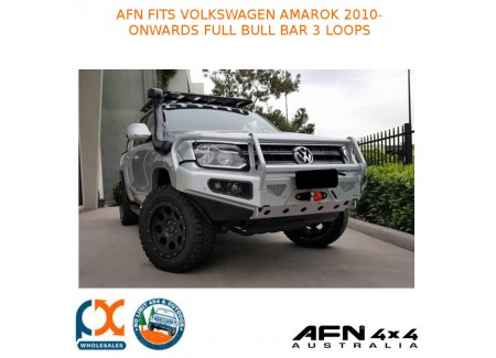 Afn Fits Volkswagen Amarok 2010-onwards Full Bull Bar 3 Loops