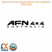 AFN FITS NISSAN NAVARA NP300 2015-ONWARDS SIDE RAILS