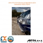 AFN FITS TOYOTA HILUX N80 REVO 2015 ONWARDS SIDE STEPS