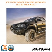 AFN FITS FORD RANGER PXII 2015-ONWARDS SIDE STEPS & RAILS