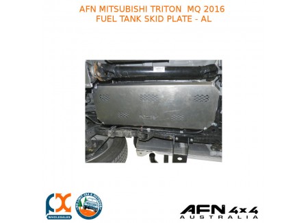 Afn Mitsubishi Triton Mq 2016 Fuel Tank Skid Plate - Al