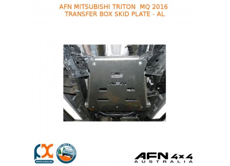 Afn Mitsubishi Triton Mq 2016 Transfer Box Skid Plate - Al