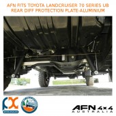 AFN FITS TOYOTA LANDCRUISER 70 SERIES UB REAR DIFF PROTECTION PLATE-ALUMINIUM