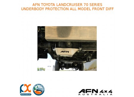 Afn Toyota Landcruiser 70 Series Underbody Protection All Model Front Diff