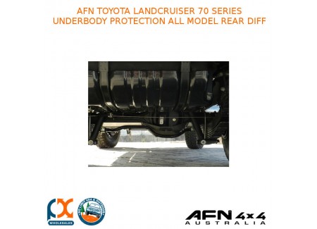 Afn Toyota Landcruiser 70 Series Underbody Protection All Model Rear Diff