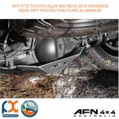 AFN FITS TOYOTA HILUX N80 REVO 2015-ONWARDS REAR DIFF PROTECTION PLATE-ALUMINIUM