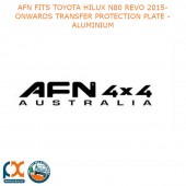 AFN FITS TOYOTA HILUX N80 REVO 2015-ONWARDS TRANSFER PROTECTION PLATE -ALUMINIUM