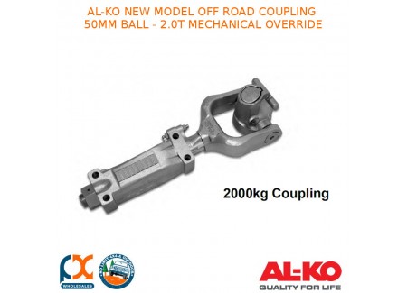 Al-ko New Model Off Road Coupling 50mm Ball - 2.0t Mechanical Override