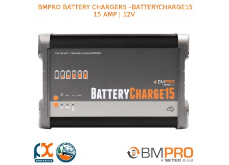 Bmpro Battery Chargers – Batterycharge15 15 Amp | 12v