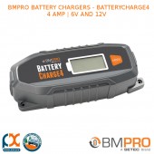 BMPRO BATTERY CHARGERS - BATTERYCHARGE4 4 Amp | 6V and 12V