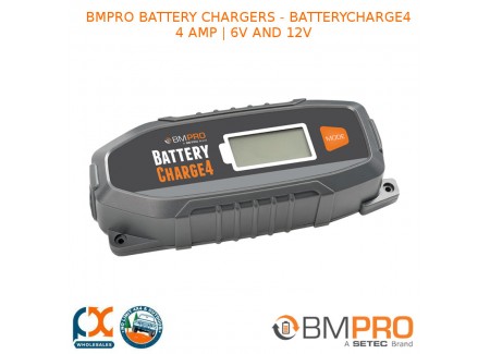 Bmpro Battery Chargers - Batterycharge4 4 Amp | 6v And 12v