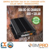 BMPRO BATTERY 30A DC-DC CHARGER WITH SOLAR INPUT - MINIBOOSTPRO