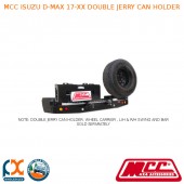 MCC BULLBAR DOUBLE JERRY CAN HOLDER FITS ISUZU D-MAX (2017-20XX)