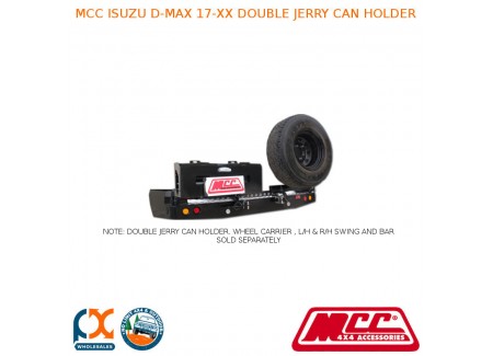 Mcc Bullbar Double Jerry Can Holder Fits Isuzu D-max (2017-20xx)