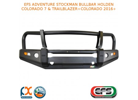 Efs Adventure Stockman Bullbar Fits Holden Colorado 7&trailblazer+colorado16+