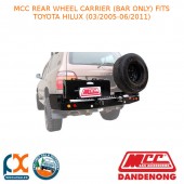 MCC REAR WHEEL CARRIER (BAR ONLY) FITS TOYOTA HILUX (03/2005-06/2011)