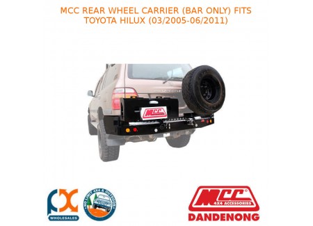 Mcc Rear Wheel Carrier (bar Only) Fits Toyota Hilux (03/2005-06/2011)