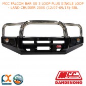 MCC FALCON BAR SS 3 LOOP PLUS SINGLE LOOP - LAND CRUISER 200S (12/07-09/15)-SBL