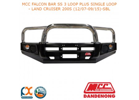 Mcc Falcon Bar Ss 3 Loop Plus Single Loop - Land Cruiser 200s (12/07-09/15)-sbl