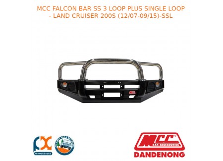 Mcc Falcon Bar Ss 3 Loop Plus Single Loop - Land Cruiser 200s (12/07-09/15)-ssl