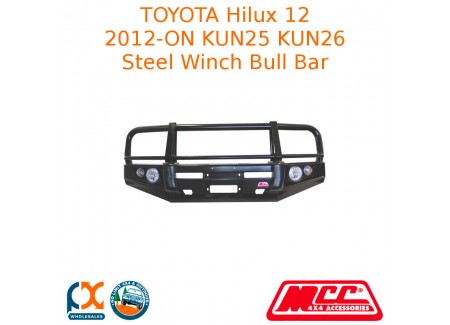 Mcc Steel Premium Winch Bull Bar Fits Toyota Hilux 12 - 01015-005