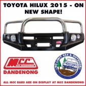 MCC BULL BAR S/S FITS TOYOTA HILUX REVO15 - ON D23 022-03 ADR/ARB TJM/BULLBAR