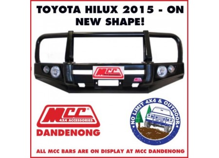 Mcc Bull Bar Fits Toyota Hilux Revo 15 - On D23 022-03 Adr / Arb Tjm / Bullbar