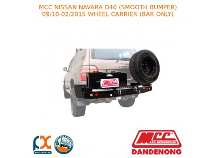 Mcc Rear Wheel Carrier (bar Only) Fits Nissan Navara D40 (sb) (09/2010-02/2015)