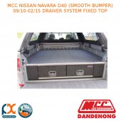 MCC BULLBAR DRAWER SYSTEM FIXED TOP-FITS NISSAN NAVARA D40 (SB) 09/2010-02/2015