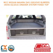 MCC BULLBAR DRAWER SYSTEM FIXED TOP-FITS NISSAN NAVARA D40 (G B) (09/05-02/15)