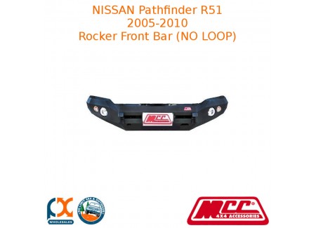 Mcc Rocker Front Bar (no Loop) Fits Nissan Pathfinder R51 - 03010-011