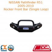 MCC ROCKER FRONT BAR (SINGLE LOOP) FITS NISSAN PATHFINDER R51 - 03010-011