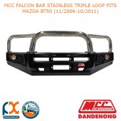 MCC FALCON BAR STAINLESS TRIPLE LOOP FITS MAZDA BT50 (11/2006-10/2011)