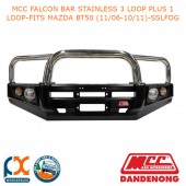 MCC FALCON BAR STAINLESS 3 LOOP PLUS 1 LOOP-FITS MAZDA BT50 (11/06-10/11)-SSLFOG