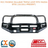 MCC PHOENIX BULLBAR TRIPLE LOOP FITS MAZDA BT50 (10/2011-PRESENT)