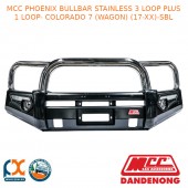 MCC PHOENIX BULLBAR STAINLESS 3 LOOP PLUS 1 LOOP- COLORADO 7 (WAGON) (17-XX)-SBL