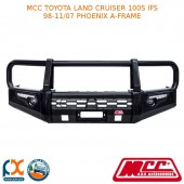 MCC PHOENIX BULLBAR A-FRAME FITS TOYOTA LAND CRUISER 100S IFS (1998-11/2007)