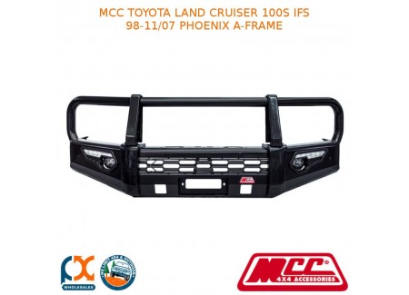 Mcc Phoenix Bullbar A-frame Fits Toyota Land Cruiser 100s Ifs (1998-11/2007)