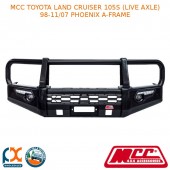 MCC PHOENIX BULLBAR A-FRAME FITS TOYOTA LAND CRUISER 105S (LIVE AXLE) (98-11/07)