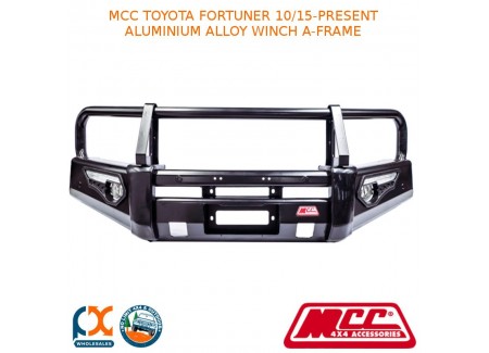 Mcc Phoenix Bullbar Aluminium Alloy Winch A-frame Fits Toyota Fortuner 10/15-now