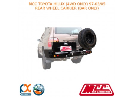 Mcc Rear Wheel Carrier (bar Only) Fits Toyota Hilux (4wd Only) (1997-03/2005)