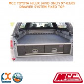 MCC BULLBAR DRAWER SYSTEM FIXED TOP FITS TOYOTA HILUX (4WD ONLY) (1997-03/2005)