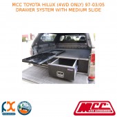 MCC BULLBAR DRAWER SYSTEM WITH MEDIUM SLIDE - TOYOTA HILUX (4WD ONLY) (97-03/05)