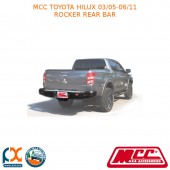 MCC ROCKER REAR BAR FITS TOYOTA HILUX (03/2005-06/2011)