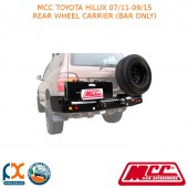 MCC REAR WHEEL CARRIER (BAR ONLY) FITS TOYOTA HILUX (07/2011-09/2015)