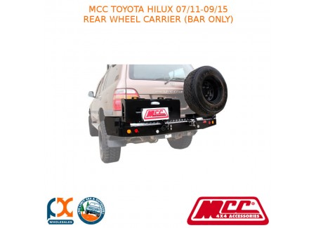 Mcc Rear Wheel Carrier (bar Only) Fits Toyota Hilux (07/2011-09/2015)