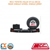 MCC REAR BAR SINGLE WHEEL SINGLE JERRY FITS TOYOTA HILUX (07/2011-09/2015)