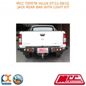 MCC JACK REAR BAR WITH LIGHT KIT FITS TOYOTA HILUX (07/11-09/15)